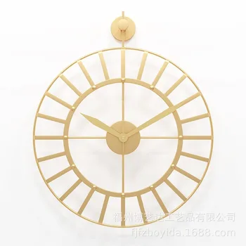 50cm Nórdicos Gran Reloj de Pared de Diseño Moderno, Grandes Relojes de Pared Minimalista Creativo Colgante de Cuarzo Reloj de Vivir en Casa de Decoración de la Habitación