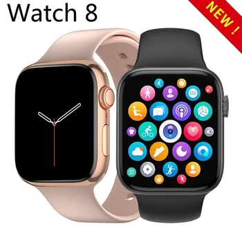 2023 Nuevo Reloj Inteligente de las Mujeres NFC Smartwatch de las Mujeres de los Hombres de Llamada Bluetooth Impermeable de Carga Inalámbrica HD de Pantalla Para Apple Watch 8+Caja