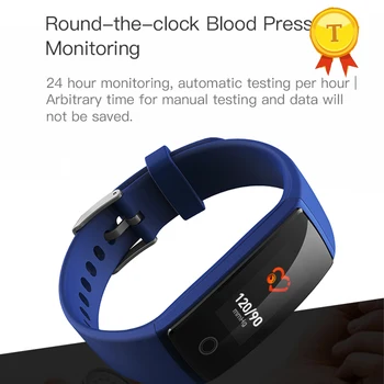 2018 Color Smart Pulsera de la Pulsera de Fitness Monitor de Ritmo Cardíaco de la Actividad Tracker Podómetro de la Presión Arterial hombre mujer Inteligente banda