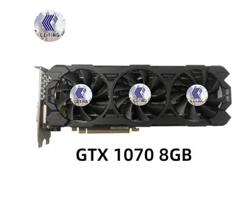 Utiliza CCTING GTX 1070 8GB de Juegos de azar de la GPU de las Tarjetas de Vídeo NVIDIA GeForce GTX1070 8GB Tarjeta Gráfica de PC de Escritorio Juego de Ordenador VGA