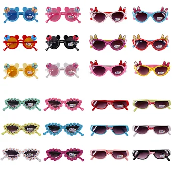 2023 Nuevos Niños de dibujos animados de perfiles de Gafas de sol de Chico de Niñas Niños al aire libre Gafas Redondas Polarizados UV400 Floral Gafas de Sol