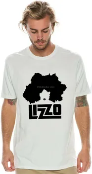 hombres camiseta de algodón de Lizzo Smlie Sombra Camiseta Unisex Adulto Ropa Caliente Mejor Elemento Para los Jóvenes de mediana Edad, El Anciano de la Camiseta
