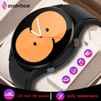 Los hombres AMOLED Smart Watch Full HD Táctil de la prenda Impermeable IP68 de Fitness Tracker de la Temperatura Corporal Personalizado de línea de Llamada Bluetooth Smartwatch