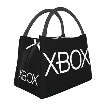 Personalizado Clásico Xboxs Logotipo de Bolsas de Almuerzo de los Hombres de las Mujeres más fresco Caliente con Aislamiento de la Caja de Almuerzo para el Trabajo de Picnic o de Viaje