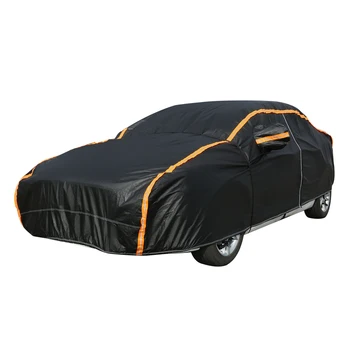 Cubierta del coche en el Exterior Completa Cubre con cinta Reflectante Impermeable al aire libre de la Protección UV de Nieve Lluvia el Viento el Polvo de Todos los Tiempo para sedán