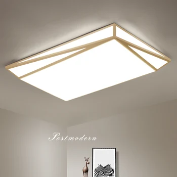 Negro/blanco LED de iluminación de la lámpara modernos Para Salón Comedor Dormitorio luminarias para teto Hogar Iluminación Accesorios de Luz