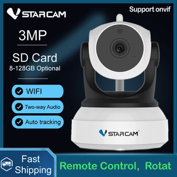 Original Vstarcam3MP Cámara IP C24S de Vigilancia CCTV de Seguridad de Protección de INFRARROJOS de Visión Nocturna Cámara de Vista Móvil Bebé Wifi Cam
