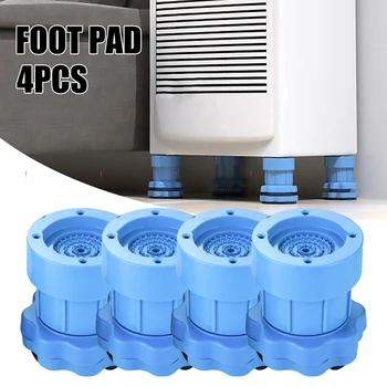 Nueva lavadora Almohadillas de Pie Ajustable Amortiguador de Vibraciones Almohadillas con Antideslizante en la TPE de Goma Suave de Diseño para el Refrigerador y Secador