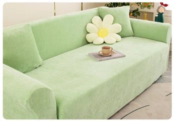 2023 nueva chenille tramo de la funda del sofá de todo incluido y la funda del sofá anti-deslizamiento de la funda del cojín anti-estática fundas de sofá para la sala de estar