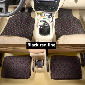 Universal de coche alfombras de piso todos los modelos de skoda yeti 2013-2017 kodiaq 2017-2018 excelente 2 3 2013-2018 rápido karoq Octavia estilo