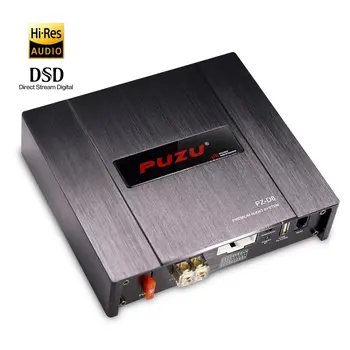 PUZU PZ-D8 Coche DSP de Audio Amplificador de Potencia de 4 En 8 de Clase D, Calidad de Sonido, Procesador, 31 Segmento EQ Tuning de Alta Potencia