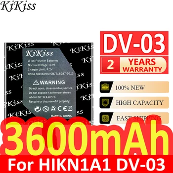 3600mAh KiKiss Potente Batería DV03 para HIKVISION DV-03 Bateria