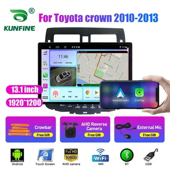 13.1 pulgadas de Radio de Coche Para Toyota corona 2010 2011 2013 Coche DVD GPS de Navegación Estéreo Carplay 2 Din Central Multimedia Android Auto
