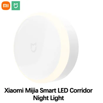 Original Xiaomi Mijia Smart LED Corredor de Noche con Sensor de Luz de la Inducción de la Noche de la Lámpara de Iluminación Automática Toque Cambiar de trabajo Mijia App