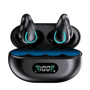 TWS Auricular Inalámbrico Bluetooth 5.2 Auriculares de Control Táctil de alta fidelidad Estéreo Deporte Auriculares Con Micrófono