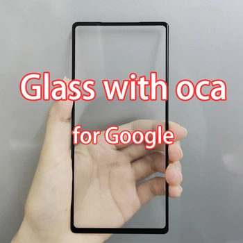 Frente Exterior de Vidrio con OCA Para Google pixel 7 6a 6 5 5a 4 4XL 4a 5G（frontal de vidrio de la pantalla táctil）