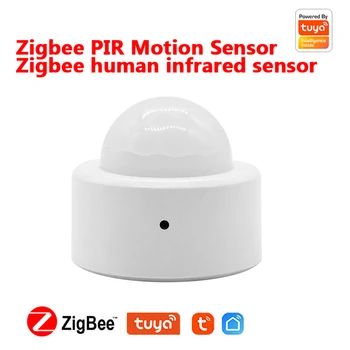 Mini Sensor De Movimiento Pir Smart Home Cuerpo Humano Sensor Zigbee3.0 Cuerpo Caliente Sensor De Movimiento Funciona Con Zigbee Puerta De Enlace Inalámbrica Tuya