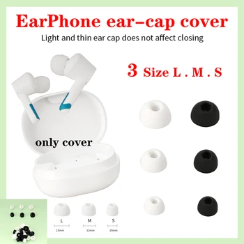 Auriculares de Oído Tapa de la Cubierta para SoundPEATS Air3Pro /H1/H2 /T2 /T3 /Free2classic Bluetooth Hearphone a prueba de Polvo Earcap Tapón de Silicona