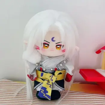 Sesshoumaru la Felpa de Anime Inuyasha Cosplay de 20 cm de Algodón Muñeca Juguetes Cambio de Vestuario Almohada Suave Lindo de la Historieta Plushie Niños Regalo