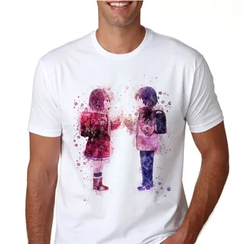 Borrar el Anime T-Shirt Unisex Camiseta de Algodón de Manga de Regalo de Calidad de Mayor Tamaño Y los Colores de la Camiseta de los hombres de la marca de la camiseta de la