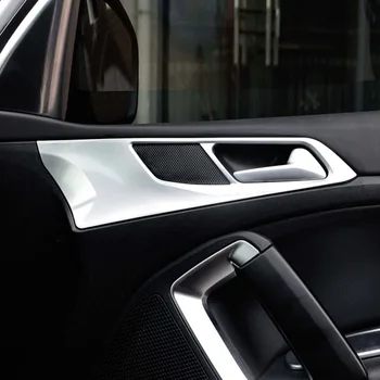 Para Peugeot 408 2014 2015 ABS Chome interior, interior de la Puerta Manija de la Taza Tazón Marco de Moldeo Adornos de Coche-Estilo Accesorios 4pcs/set