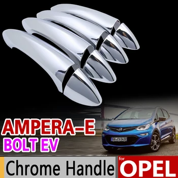 para el Opel manera ampera-E para Chevrolet Bolt EV 2017 2018 Lujo de Cromo de la Manija de la Cubierta Conjunto de Recorte de los Accesorios del Coche del Coche de Estilo de manera ampera E