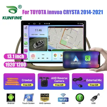 13.1 pulgadas de Radio de Coche Para TOYOTA innvoa CRYSTA 2014-21 Coche DVD GPS de Navegación Estéreo Carplay 2 Din Central Multimedia Android Auto