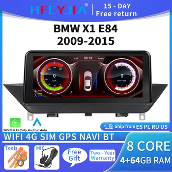 Multimedia del coche Estéreo de 8 núcleos Para BMW X1 E84 2009-2015 WIFI SIM 8+128GB Carplay Radio GPS NAVI Android 10 Sistema de Pantalla IPS