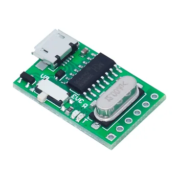 1Pcs de USB a TTL convertidor Micro UART del módulo de CH340G CH340 3.3 V 5V interruptor para downloader pro mini
