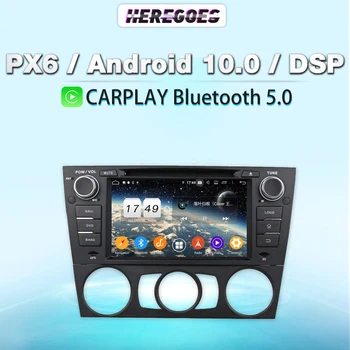 Carplay PX6 Android 11.0 4G+64GB de Coches Reproductor de DVD de la Navegación GPS Multimedia de Audio Estéreo de Auto radio de Coche Para BMW E90 E91 E92 E93