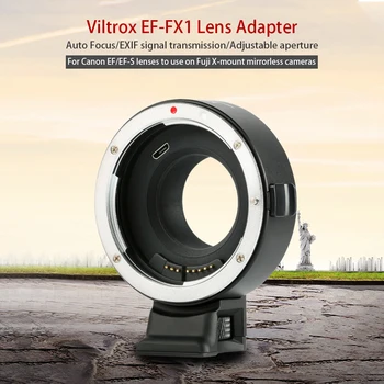 Viltrox EF-FX1 Enfoque Automático Lente Adaptador de Montaje para Canon EF/EF-S para Fuji X-Mount Cámaras Mirrorless X-T1 X T2 X-T10 X-T20