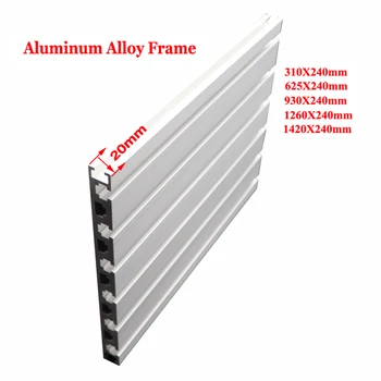 20240 Perfil de Aluminio 310 624 930 1260 1420mm con Ranura en T de la Aleación de Aluminio de Extrusión Marco de DIY CNC Máquina de Grabado de la Impresora 3D de la Parte