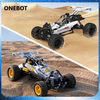 ONEBOT Bloques de Construcción del Robot Desierto de Carreras de Coches RC de control electrónico de la versión DIY Juguetes Educativos de control remoto de coches de carreras
