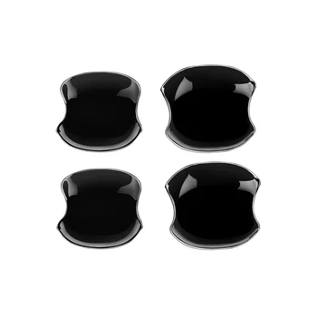 Coche Negro Brillante de la Manija de la Puerta Bol Cubierta de la Cavidad Recorte de Insertar Captura de Moldeo para Decorar Toyota SIENTA Serie 10 2022 2023