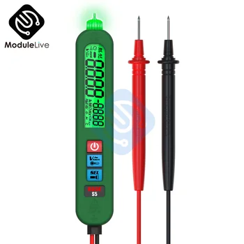 BSIDE S5 AC/DC Multímetros Probador Digital Smart Pen Tipo de Detector de Voltaje Monitor DC AC Ohm NCV Hz Continuidad Medidor de 4000 cuentas