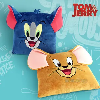 Tom y Jerry Juguete de la Felpa Suave Almohada Película de dibujos animados de Gato Ratón Plushies Animales de Peluche Jabón de la Figura de Acción Studio Muñeca Juguetes de Regalo