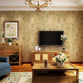 Americanos estilo retro auto-adhesivo de papel tapiz Rural dormitorio sala de estar de los Hogares engrosamiento de la pared de fondo de papel de papier peint