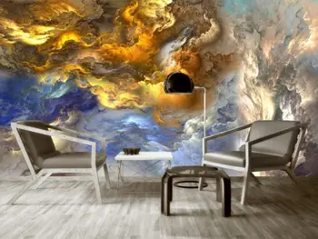 Personalizar fondo de pantalla Sueño techo de nubes mural de la pared de Fondo fotos de la sala de estar del Dormitorio en la nube de la decoración mural 3d fondo de pantalla